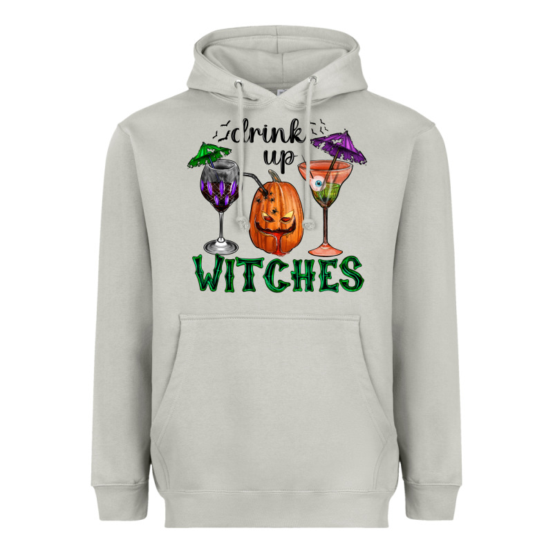 Drink Up Witches Halloween Heavyweight Hoodie by RanaPortraitStore | Teevron