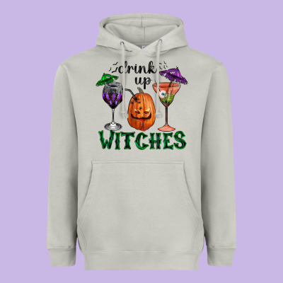 Heavyweight Hoodie Drink Up Witches Halloween