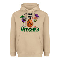 Mushroom Drink Up Witches Halloween Heavyweight Hoodie - RanaPortraitStore