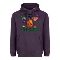 Plum Drink Up Witches Halloween Heavyweight Hoodie - RanaPortraitStore