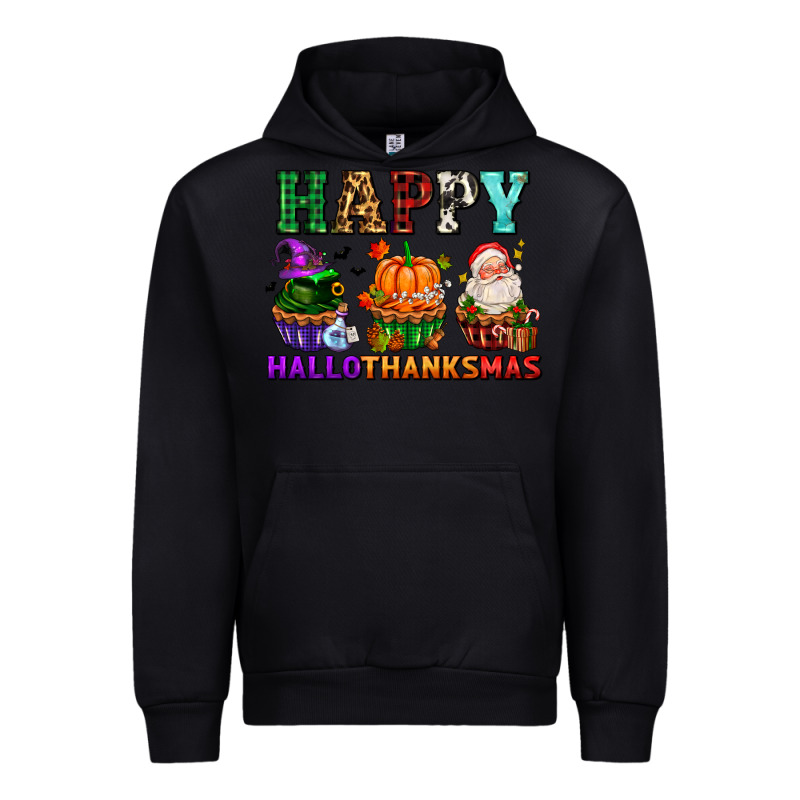 Happy Hallothanksmas With Cupcakes Urban Hoodie by AdoDesignShop | Teevron