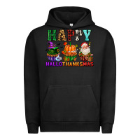 Pigment Black happy hallothanksmas with cupcakes Urban Hoodie - AdoDesignShop