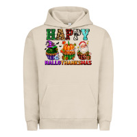 Pigment French Oak happy hallothanksmas with cupcakes Urban Hoodie - AdoDesignShop