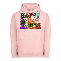 Pigment Salmon happy hallothanksmas with cupcakes Urban Hoodie - AdoDesignShop
