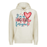 Oatmeal Heather i'm a sucker for you Premium Hoodie - JahusDesignShop