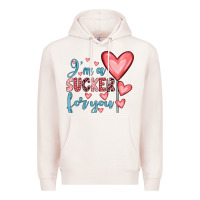 Pale Pink i'm a sucker for you Premium Hoodie - JahusDesignShop