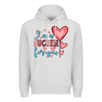 Dove Grey i'm a sucker for you Premium Hoodie - JahusDesignShop
