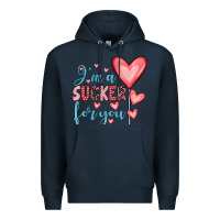 Navy i'm a sucker for you Premium Hoodie - JahusDesignShop