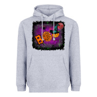 Heather Grey Boo Halloween Heavyweight Hoodie - RanaPortraitStore