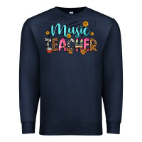 Navy music teacher Premium Sweatshirt - Zillion Design Studio