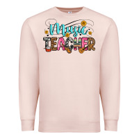 Pale Pink music teacher Premium Sweatshirt - Zillion Design Studio