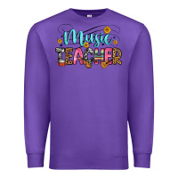 Purple music teacher Premium Sweatshirt - Zillion Design Studio