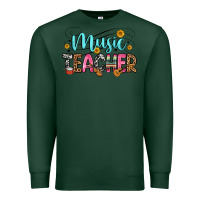 Sports Green music teacher Premium Sweatshirt - Zillion Design Studio