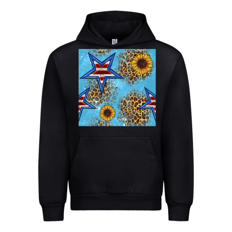 American Star And Sunflower Seamless  Pattern Urban Hoodie by BundleAndBundleShop | Teevron