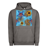 Pigment Tornado american star and sunflower seamless  pattern Urban Hoodie - BundleAndBundleShop