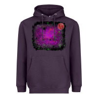 Plum Halloween background Heavyweight Hoodie - RanaPortraitStore