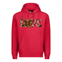 Cardinal highland cow love Premium Hoodie - JahusDesignShop