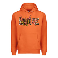 Carrot highland cow love Premium Hoodie - JahusDesignShop