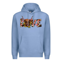 Highland Cow Love Premium Hoodie | Teevron