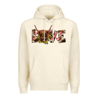 Sandshell highland cow love Premium Hoodie - JahusDesignShop