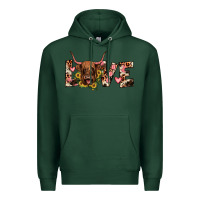 Sports Green highland cow love Premium Hoodie - JahusDesignShop