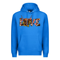 True Royal highland cow love Premium Hoodie - JahusDesignShop