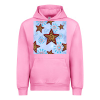 Fuchsia Pink 4th of july leopard star seamless pattern Urban Hoodie - BundleAndBundleShop