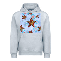 Heather Grey 4th of july leopard star seamless pattern Urban Hoodie - BundleAndBundleShop