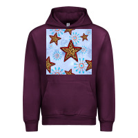 Mauve Wine 4th of july leopard star seamless pattern Urban Hoodie - BundleAndBundleShop