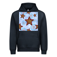 Navy 4th of july leopard star seamless pattern Urban Hoodie - BundleAndBundleShop