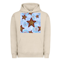 Pigment French Oak 4th of july leopard star seamless pattern Urban Hoodie - BundleAndBundleShop