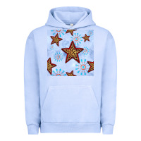 Pigment Grape Ice 4th of july leopard star seamless pattern Urban Hoodie - BundleAndBundleShop