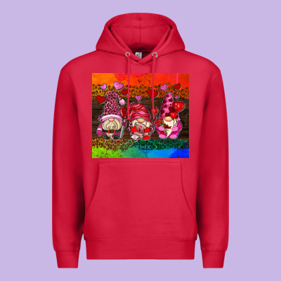 Valentines Day Gnome Premium Hoodie Designed By Adodesignshop