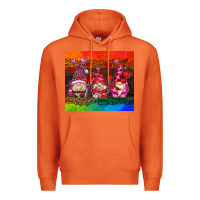 Carrot valentines day gnome Premium Hoodie - AdoDesignShop