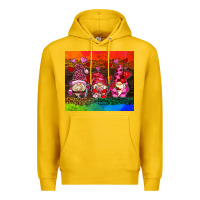 Lemon valentines day gnome Premium Hoodie - AdoDesignShop