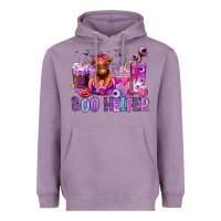 Lavender Halloween boo Heifer coffee cups Heavyweight Hoodie - RanaPortraitStore