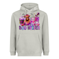 Moon Dust Halloween boo Heifer coffee cups Heavyweight Hoodie - RanaPortraitStore