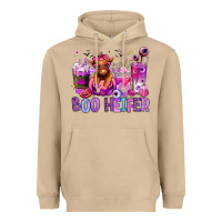 Mushroom Halloween boo Heifer coffee cups Heavyweight Hoodie - RanaPortraitStore