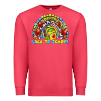 Cardinal hello back to school rainbow Premium Sweatshirt - texasbilliewilder