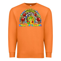 Carrot hello back to school rainbow Premium Sweatshirt - texasbilliewilder