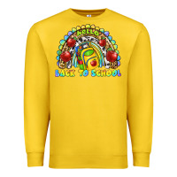 Lemon hello back to school rainbow Premium Sweatshirt - texasbilliewilder