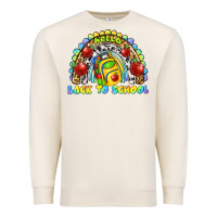 Sandshell hello back to school rainbow Premium Sweatshirt - texasbilliewilder