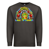 Smoke hello back to school rainbow Premium Sweatshirt - texasbilliewilder