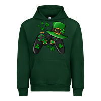 Forest Green St Patricks Day Gamer Urban Hoodie - Jasminsmagicworld