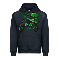 Navy St Patricks Day Gamer Urban Hoodie - Jasminsmagicworld