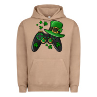 Pigment Burro St Patricks Day Gamer Urban Hoodie - Jasminsmagicworld