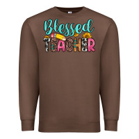 Chestnut blessed teacher Premium Sweatshirt - Zillion Design Studio