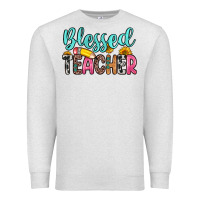 Oatmeal Heather blessed teacher Premium Sweatshirt - Zillion Design Studio