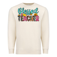 Sandshell blessed teacher Premium Sweatshirt - Zillion Design Studio