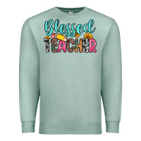 Seafoam blessed teacher Premium Sweatshirt - Zillion Design Studio